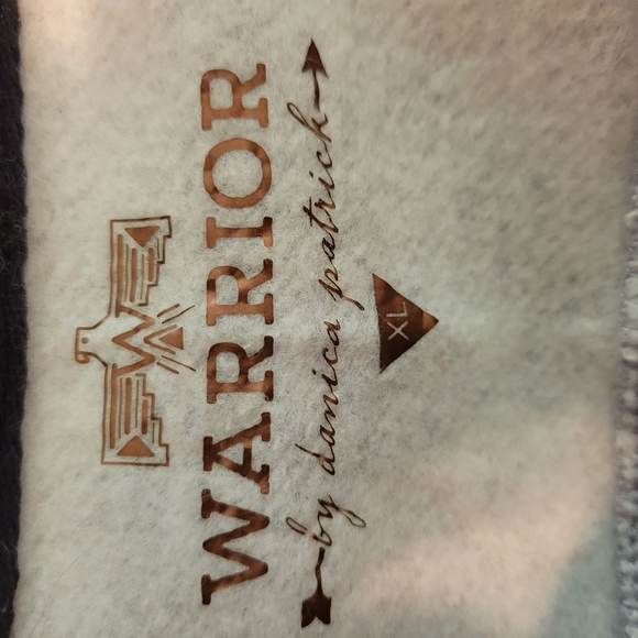 Women's Gray Warrior By Danika Patrick Zip-Up Hoodie. Size XL - Picture 5 of 8